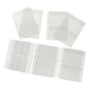 10set Binder A5 Páginas De Bolsillo De 6 Anillos Para