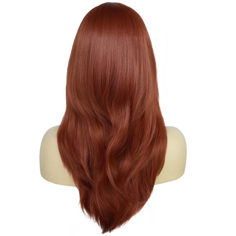 IMEYLE Auburn Wigs for Women Copper Wig Long Ginger Wig