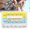 Assorted 10 Size Watch Parts Watch Movements Fixing Adapter Securing