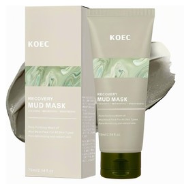 Recovery Mud Mask, Relief Clay Mask For Face, Hydrating & Moisturizing Deep Pore Cleanser Face Mask Clay, Gentle Pore Cleansing Mask, Nature Ingredients, Korean Beauty Oil Control Wash Off Body Mud