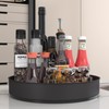 WUIVIUT Steel Lazy Susan Cabinet Organizer, Rotating Kitchen Countertop Spice