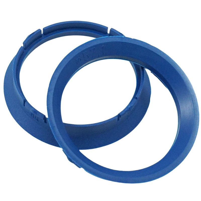4x Centring Rings 63.3 to 57.1/63.3 mm - 57.1 mm