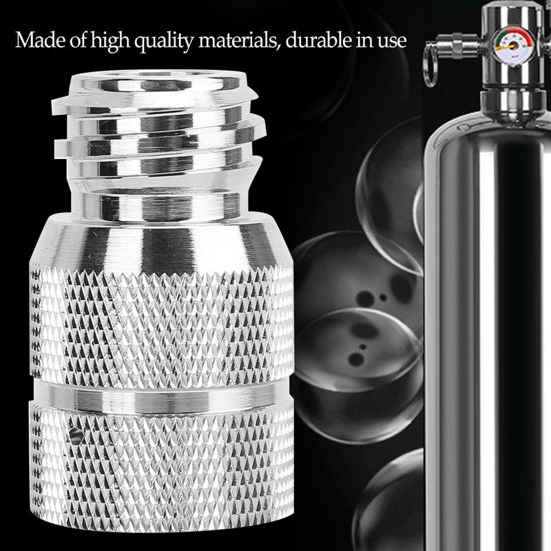 CO2 Cylinder Adapter for SodaStream TR21-4 Male Thread to G1/2