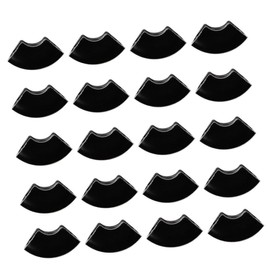 OSALADI 20pcs u Type Desk Leg Caps Rubber Furniture Protectors for Tables Chairs Non- Floor Grippers Iron Feet for Home Office Restaurants