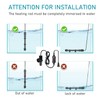 auomii Mini Submersible Aquarium Heater, 25/30/50/100/150/200 Watts Adjustable Fish Tank
