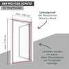Windhager Basic Fly Screen Curtain for Doors, Door Curtain, Slat