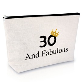 30th Birthday Gifts for Women Cosmetic Bag Friend 30 Birthday Gifts 30 Year Old Birthday Gifts Women Makeup Bag Happy 30th Birthday Gift for Her Sister Friend Friendship Birthday Gifts for Women