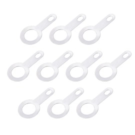 QUARKZMAN PCB Soldering Eyelet Plate Ring Clamp 6.2 mm Connection for Power Cable Solid Wire Pack of 200