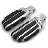 SMT- Chrome Rubber Pilot footpeg footrest Compatible With Yamaha '08-'17