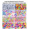Large Hole Beads for Keychains 100pcs Chunky Beads Paracord Bag