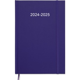 2024-2025 Planner - Weekly & Monthly Planner from July 2024 to June 2025, Academic Planner 2024-2025 with Inner Pocket, Elastic Band, Hard Cover, Perfect Daily Organizer, 5.8'' × 8.3'', Purple