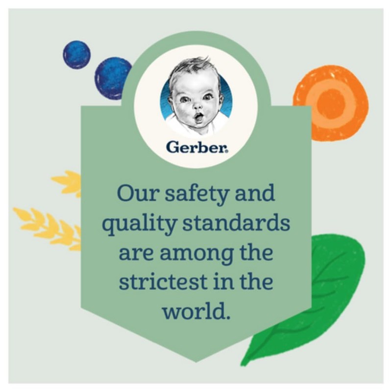 Gerber Teethers (1 Strawberry Apple Spinach, 1 Mango Raspberry) Variety