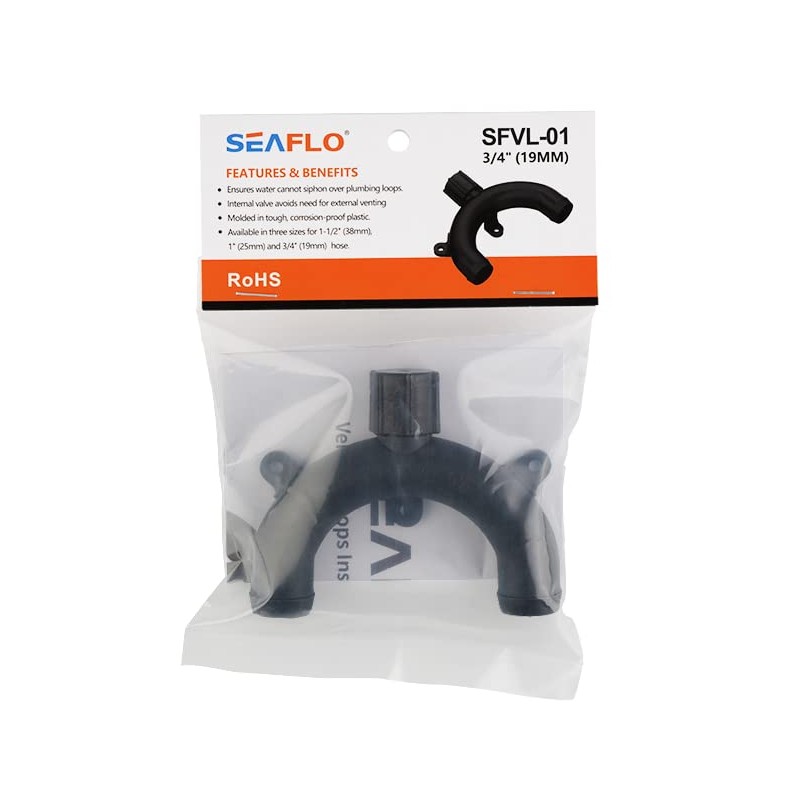 Seaflo Vented Loop Choose Size and Pack Quantity (3/4", 2-Pack)
