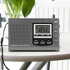Portable Mini Radios FM/MW/SW Receiver with Digital Alarm Clock FM