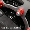 Red CNC Racing Rear Sprocket Nuts Set For CBR1100XX CBR1000RR