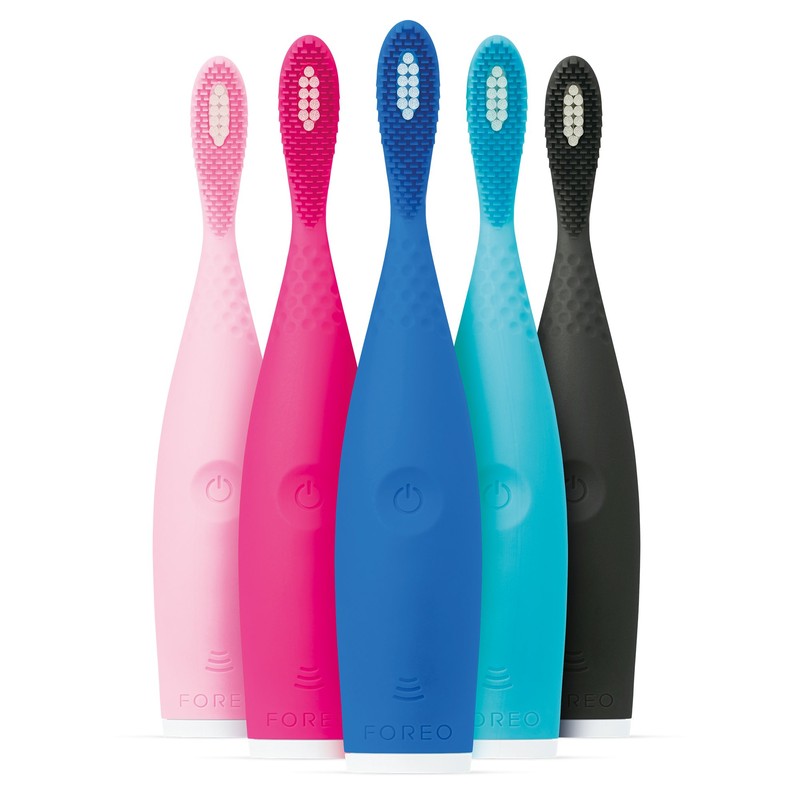 FOREO ISSA play 電動歯ブラシ シリコーン製 音波振動 電池式 エントリーモデル (ワイルドストロベリー)