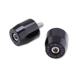 Highsider Handlebar Ends for Original Handlebars - 1 Inch - Black - Aluminium