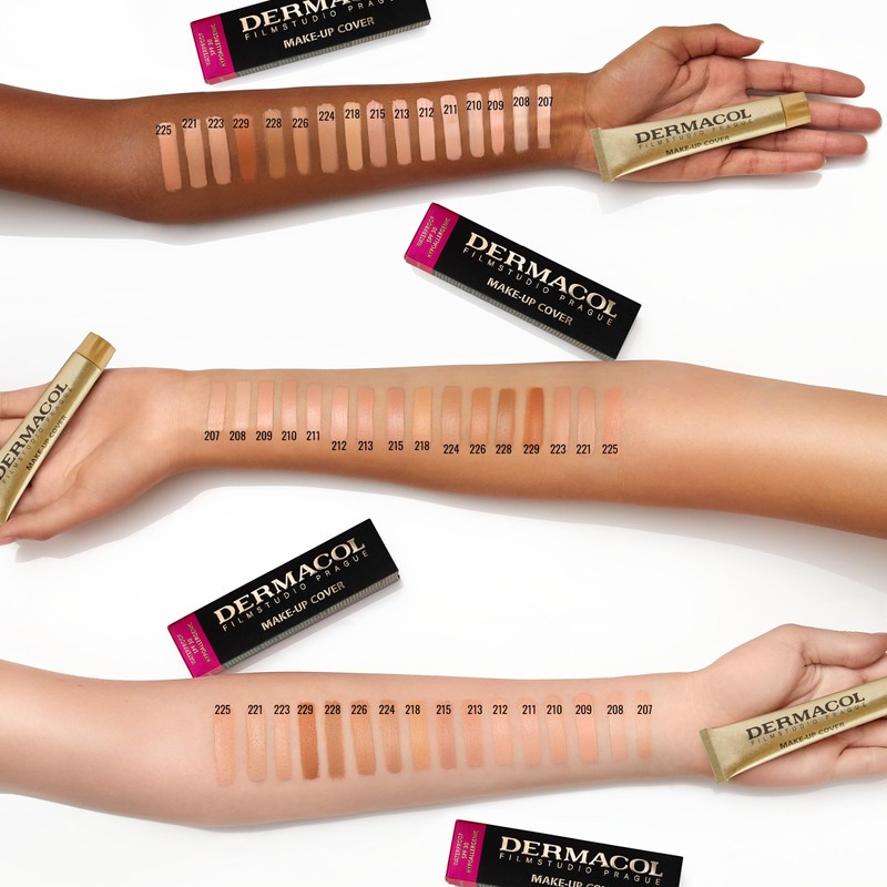 Dermacol - Full Coverage Foundation, Liquid Makeup Matte Foundation with