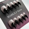 Luxury Press on Nails Short Stiletto Handmade Cat Claw Unique