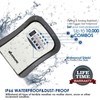 GIVERARE Key Lock Box, 4-Digit Combination Lockbox Aluminum Alloy, Metal