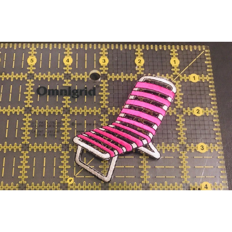 Beach Pool Chair Patch Pink Pool Chair Patch Iron On