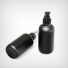 12Pack 120ml Matte Black Glass Pump Bottle with Black Pump