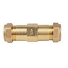 15mm Compression Burst Pipe Repair Coupling Connector Brass Fitting 80mm