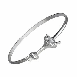 Cape Cod Jewelry-CCJ Martini Glass Latch Cuff Bracelet | Wine Cocktail Shaker | 8.0