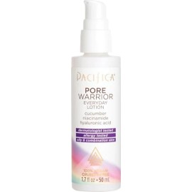 Pacifica Pore Warrior Lightweight Daily Moisturizer for Oily Skin with Niacinamide 1.7oz