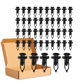 Honda Car Rivet Nylon Push Type Hole Diameter 91503-sz3-003 Bumper Fender Clip [50 Pieces] (9mm)