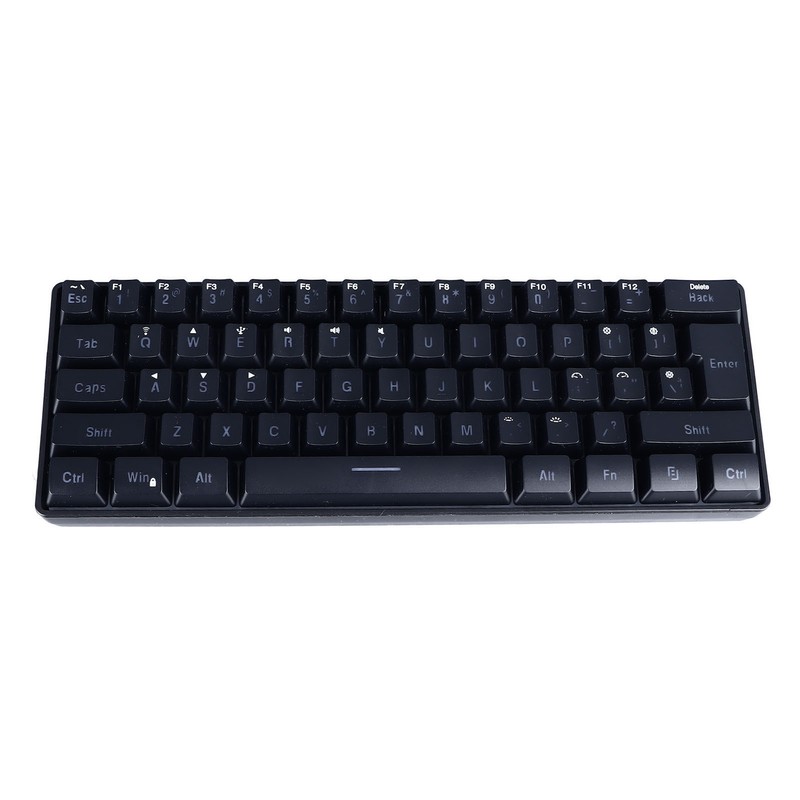 61 Keys Gaming Keyboard 2.4G Bluetooth Wired 3 Modes Keyboard