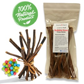 Aroma Depot Bubble Gum 1 lb. Flavored Licorice Root Chew Sticks for Humans. 100% Pure Natural | Oral Health & Fresh Bearth | Individual Sticks are 6.5-7 inches long. Glycyrrhiza Glabra From Turkey.
