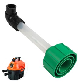 AKISKPZ AC Drain Line Cleaner Tool - HVAC to PVC Universal Fit AC Drain Line Unclogger Adapter Evacuates & Unclog AC Drain Condensate Lines Wet Vac Attachment - Easy To Use AC Pipe Fittings
