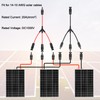 TCEUMIK Solar Connectors Y Branch Parallel Adapter 1 to 3