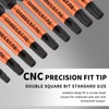 Professional 10-Pack 8 Point Torx Star & Double Square Bit
