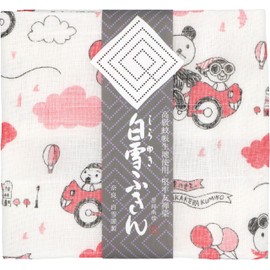 Shirayuki Yuzen Dish Towel/Artist Collaboration /Bleaching Available, Water Absorption, Quick Drying, Durable, Durable, Soft, Kyo-Yuzen Dye, Made in Japan, Rayon Cotton, Approx. 11.8