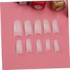 Baluue 500pcs False Nails Natural Full Cover Sturdy Pc No