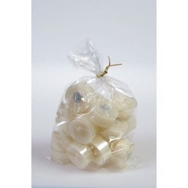 20 Original Danish Unscented Tealights in Acrylic Cup farbig coloured Champagne