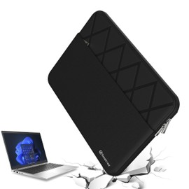 Smatree 13.3 inch Anti-Shock Laptop Sleeve Case for HP Elite x360 830 G9/G10, ENVY x360 13-bf0797nr, Dragonfly G3/G4, Tailored Fit, Water-Resistant, Black