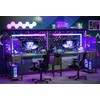 TIQLAB Gaming Desk 40 inch with Power Outlet and LED