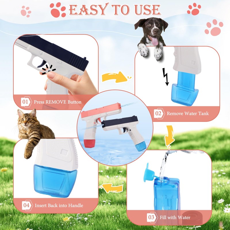 2 Pack Squirt Spray for Cats Dogs Training Squirt for
