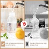 YBCPACK 12 Pack 300ml Heat-Resistant Reusable Plastic Juice Bottles With