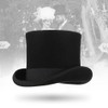 GEMVIE Men 100% Wool Mad Hatter Satin Lined Black Low