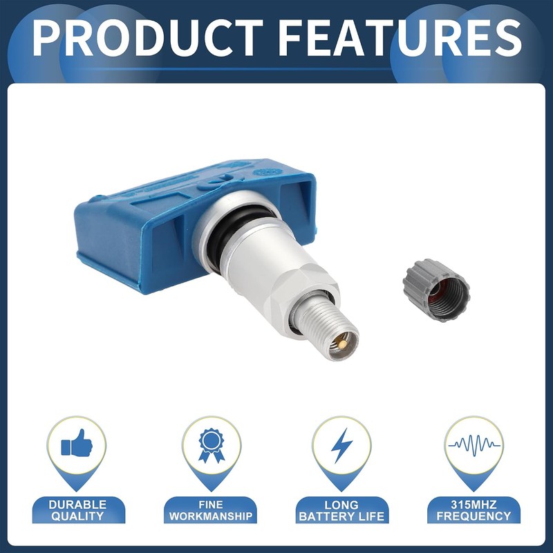 Sensor de presión de neumáticos TPMS No.40700JA01C para Nissan Altima