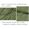 Chezmoi Collection George 3-Piece Jacquard Quilt Set Queen Size, Olive