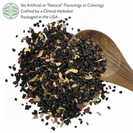 Elanen Naturals Organic Elderberry Syrup Kit, Makes up to 24 oz, Includes Natural Cotton Brew Bag, USDA Certified Organic Dried Elderberries and Immune Support Herbs, Bulk Kit, 4 oz. (113g)