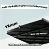 Silicone Dish Drying Mat for Kitchen counter, 15.8"x13" (Black)