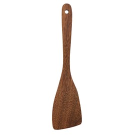 HTB HTB-GC2 Wooden Turner Spatula, Unpainted, 12.8 x 3.1 inches (32.5 x 8 cm), Safe Handmade, Cooking Tools, For Kitchen, Natural Functional Material