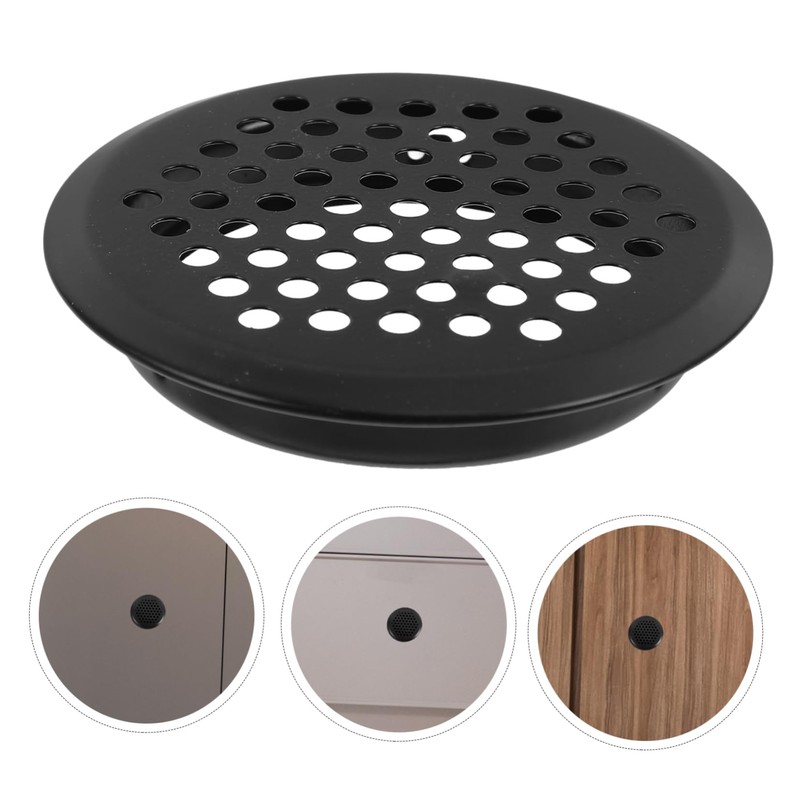 Outanaya 12pcs Mesh Ventilation Covers for Cabinets and Wardrobes Easy
