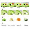 Spiral Vegetable Slicer, Manual Spiral Chopper with 3 Blades and